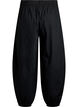 Balloon trousers with pockets and an elasticated waistband, Black, Packshot image number 1