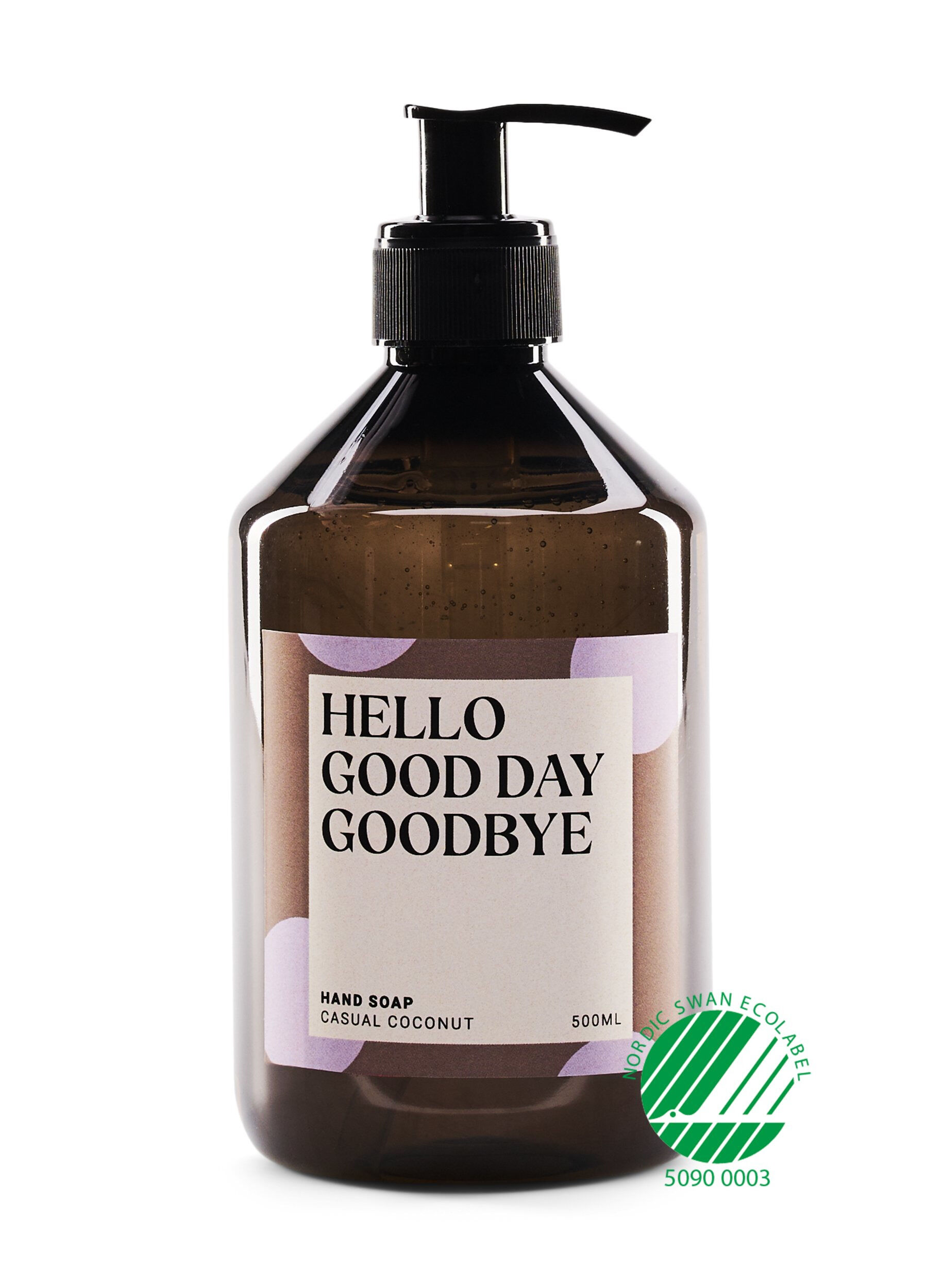 Zizzifashion Nordic Swan Ecolabel Hand soap - Casual Coconut 500 ml, Casual Coconut Dots, Packshot image number 0