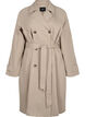 Classic long trench coat with belt, Chinchilla, Packshot image number 0