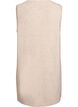 Short sleeveless knitted dress, Beige, Packshot image number 1