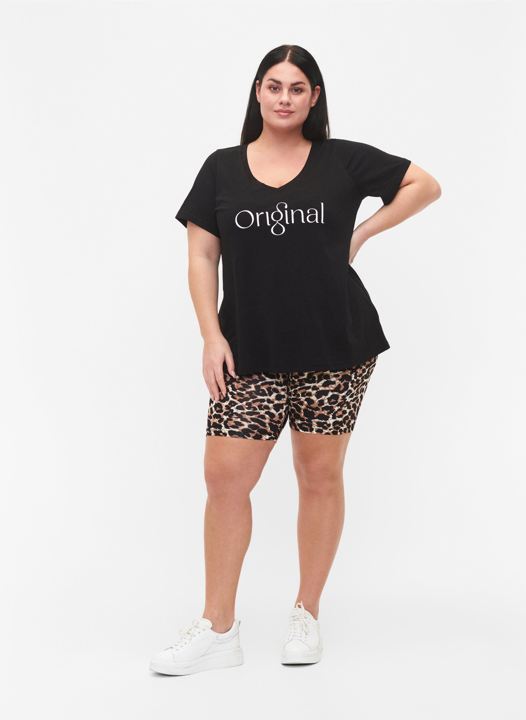 Zizzifashion 2-pack cycle shorts, Black, Model image number 1