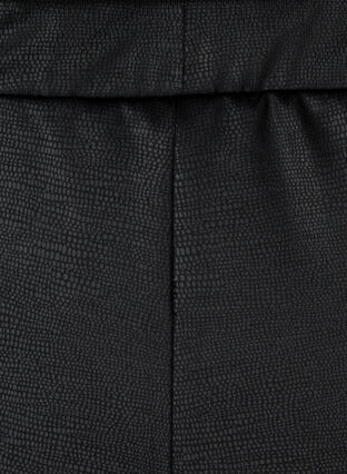Leggings with a snakeskin pattern, Black, Packshot image number 3