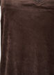 Velour top with lace trim, Brown, Packshot image number 2