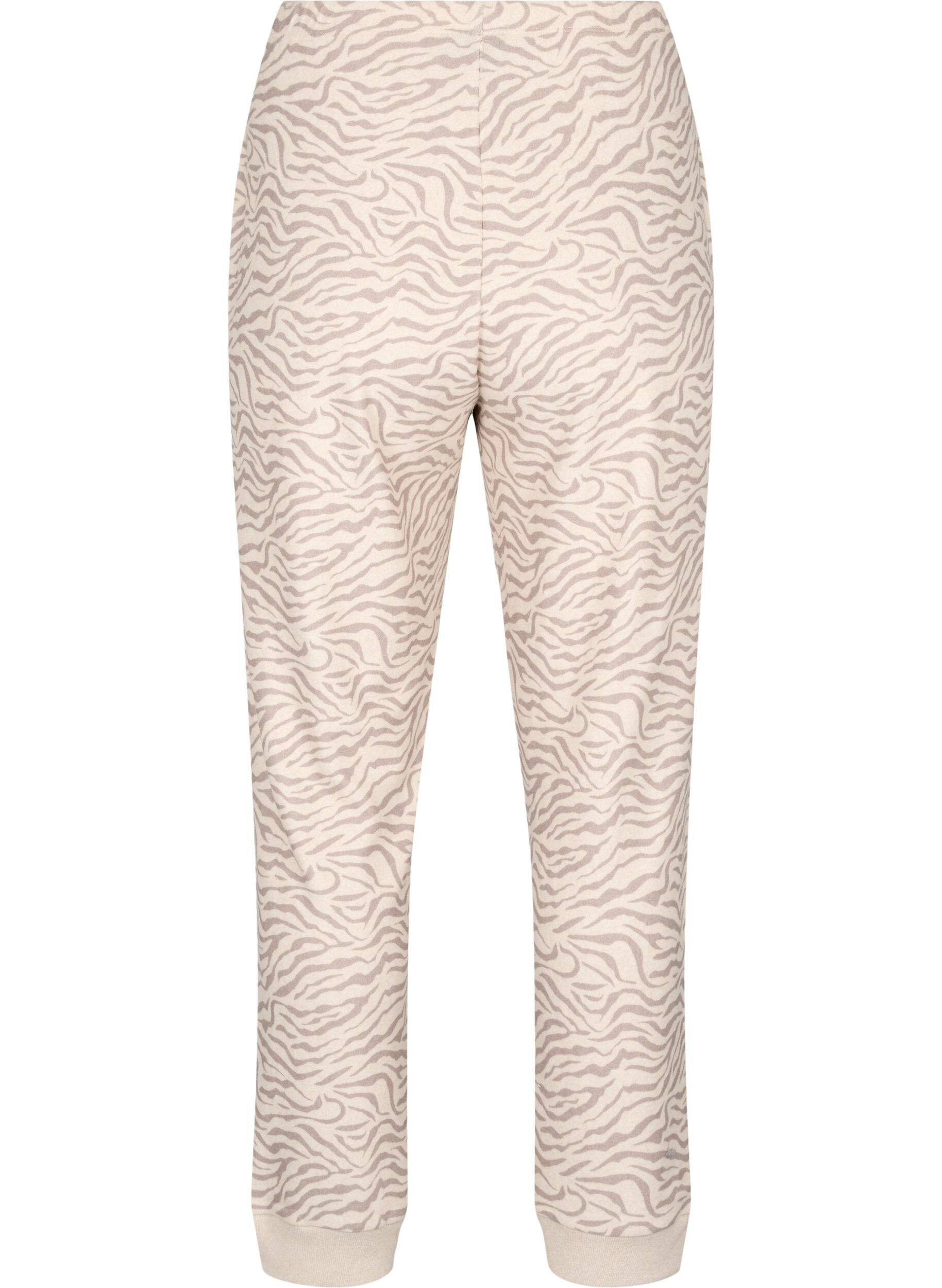 Zizzifashion Printed velour pants, Pink Tint AOP, Packshot image number 1