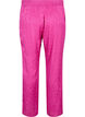 Tone-on-tone viscose jacquard trousers, Rose Violet, Packshot image number 1
