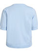 FLASH - Fine-knit blouse with short sleeves, Light Blue, Packshot image number 1