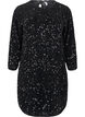 Sequin dress with bow detail, Black, Packshot image number 0