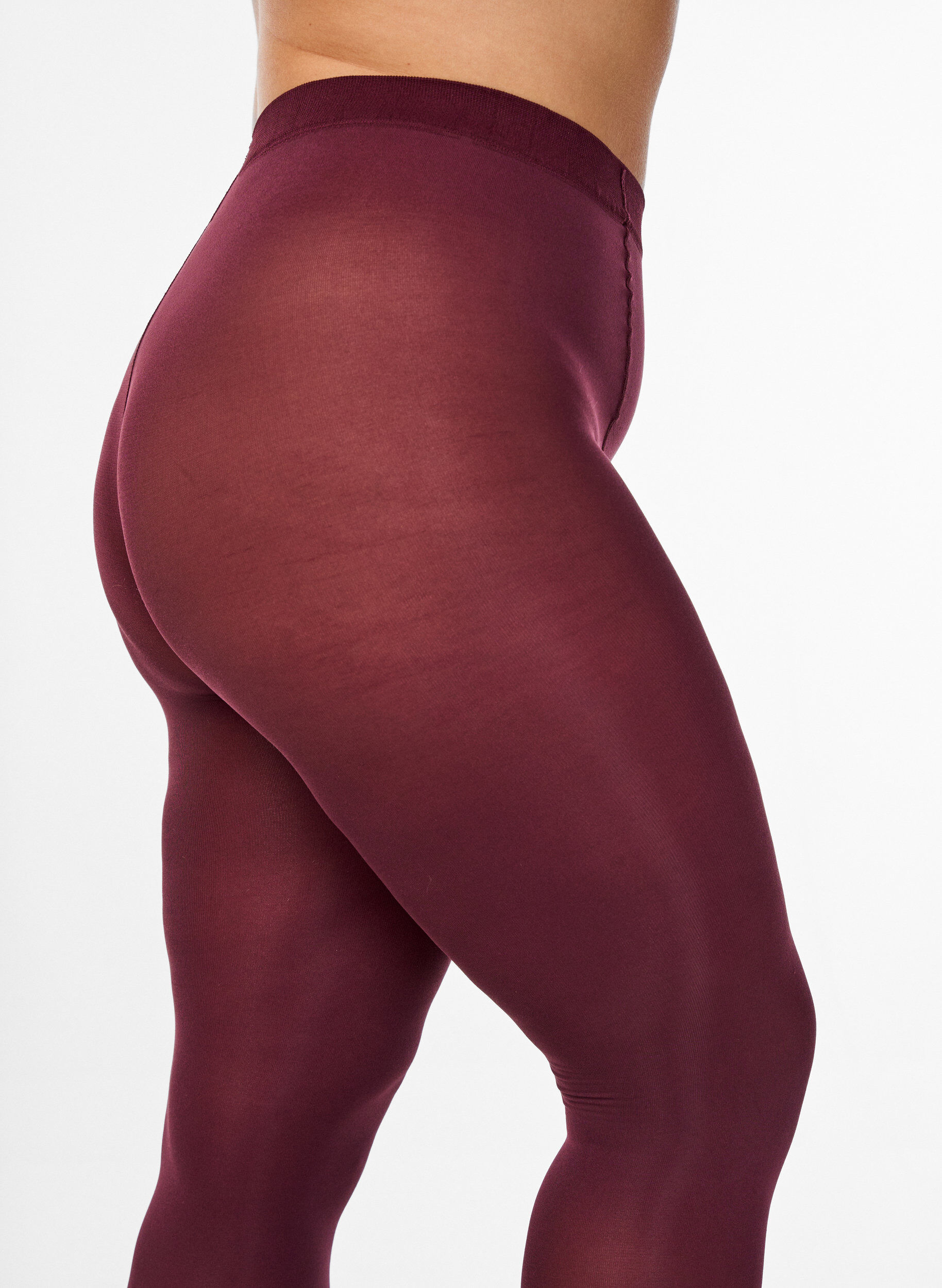 Zizzifashion100 denier tights, Red, Packshot image number 2