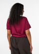 Basic cotton T-shirt with round neck, Red, Model image number 2