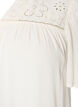 Blouse in viscose with broderie anglaise, Beige, Packshot image number 2