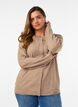 Cardigan with round buttons, Beige, Model image number 0