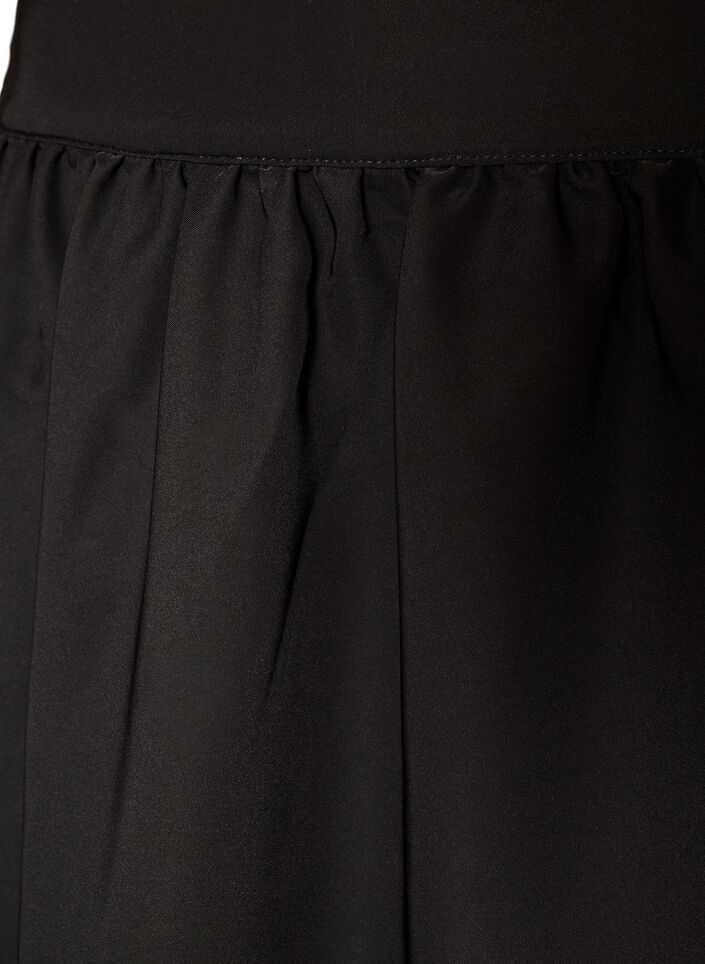 A-line maxi skirt with pockets, Black, Packshot image number 2