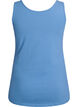 Cotton basic top, Blue, Packshot image number 1
