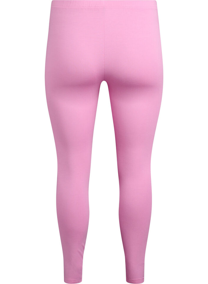 Basic leggings in viscose, Pink, Packshot image number 1