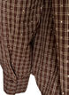 Checked shirt with rhinestones, Brown, Packshot image number 3