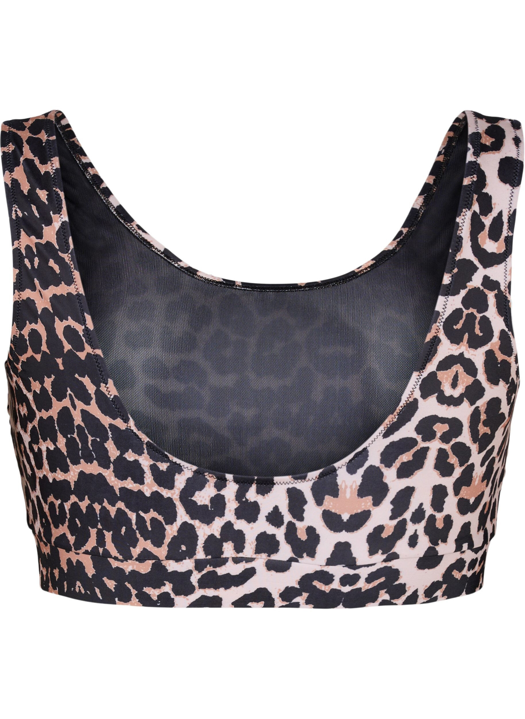 Zizzifashion Bikini top with a round neckline, Leo, Packshot image number 1