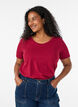 Basic plain cotton t-shirt, Red, Model image number 0