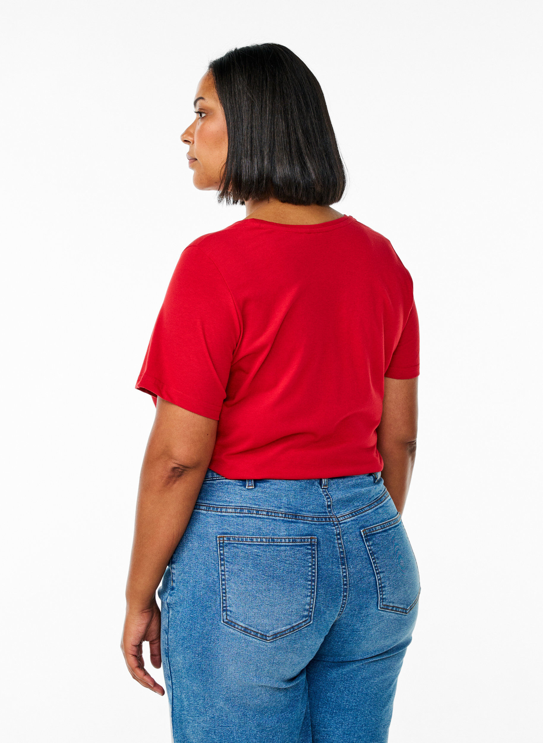 Zizzifashion FLASH - T-shirt with motif, Red, Model image number 2