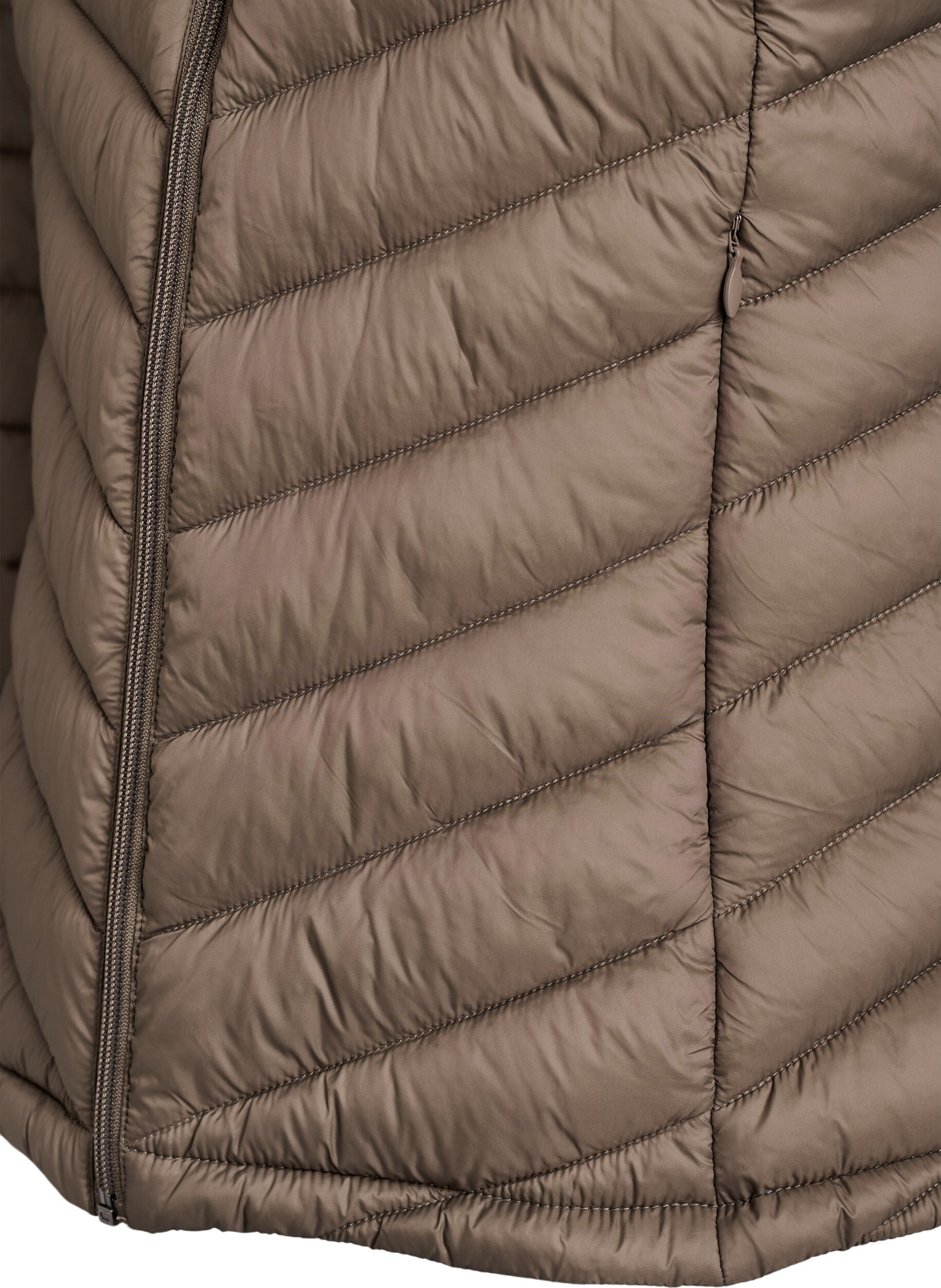 Zizzifashion Lightweight jacket with pockets, Brown, Packshot image number 3