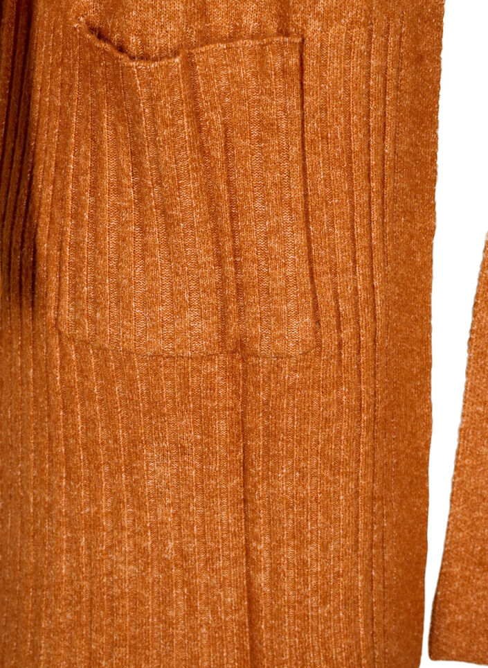 Long cardigan with pockets, Autumnal Mel., Packshot image number 3