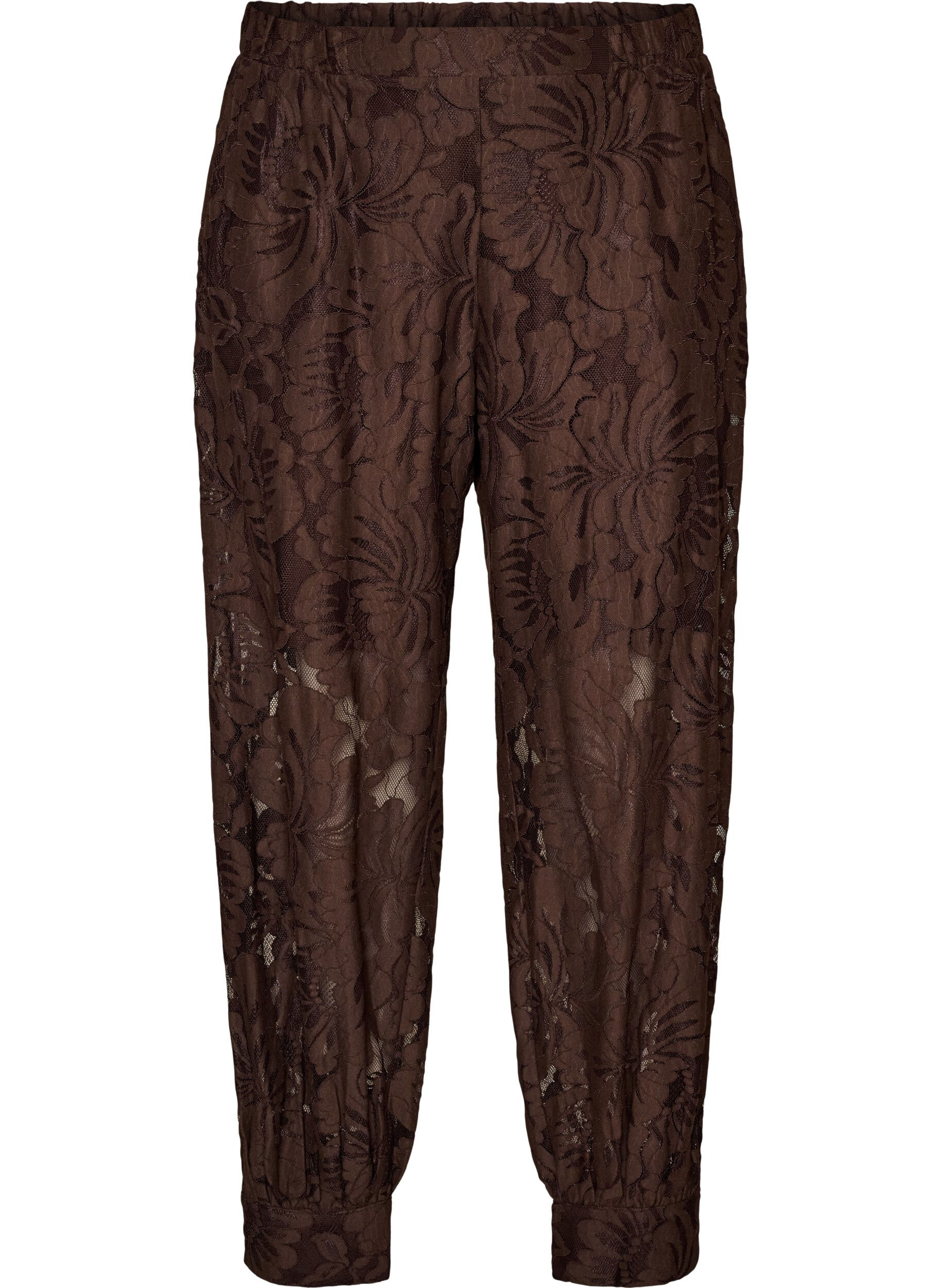 Lace balloon trousers with inner shorts