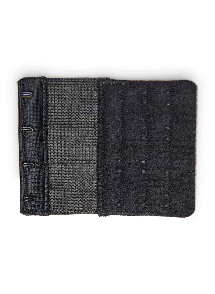 Bra extender with 6 hooks, Black, Packshot image number 0