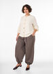 Cardigan in soft knit with gold-coloured buttons, Vanilla, Model image number 1