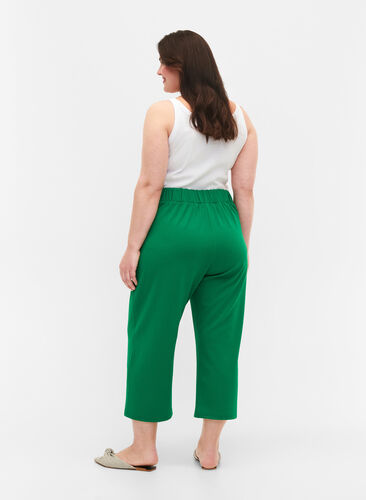 Ankle length trousers with loose fit, Jolly Green, Model image number 1