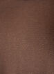 Viscose T-shirt with glitter stripes, Brown, Packshot image number 2