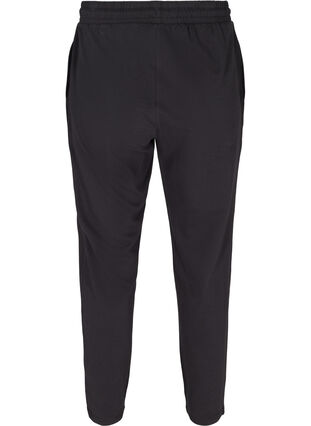 Loose  sweatpants made from 100% cotton, Black, Packshot image number 1