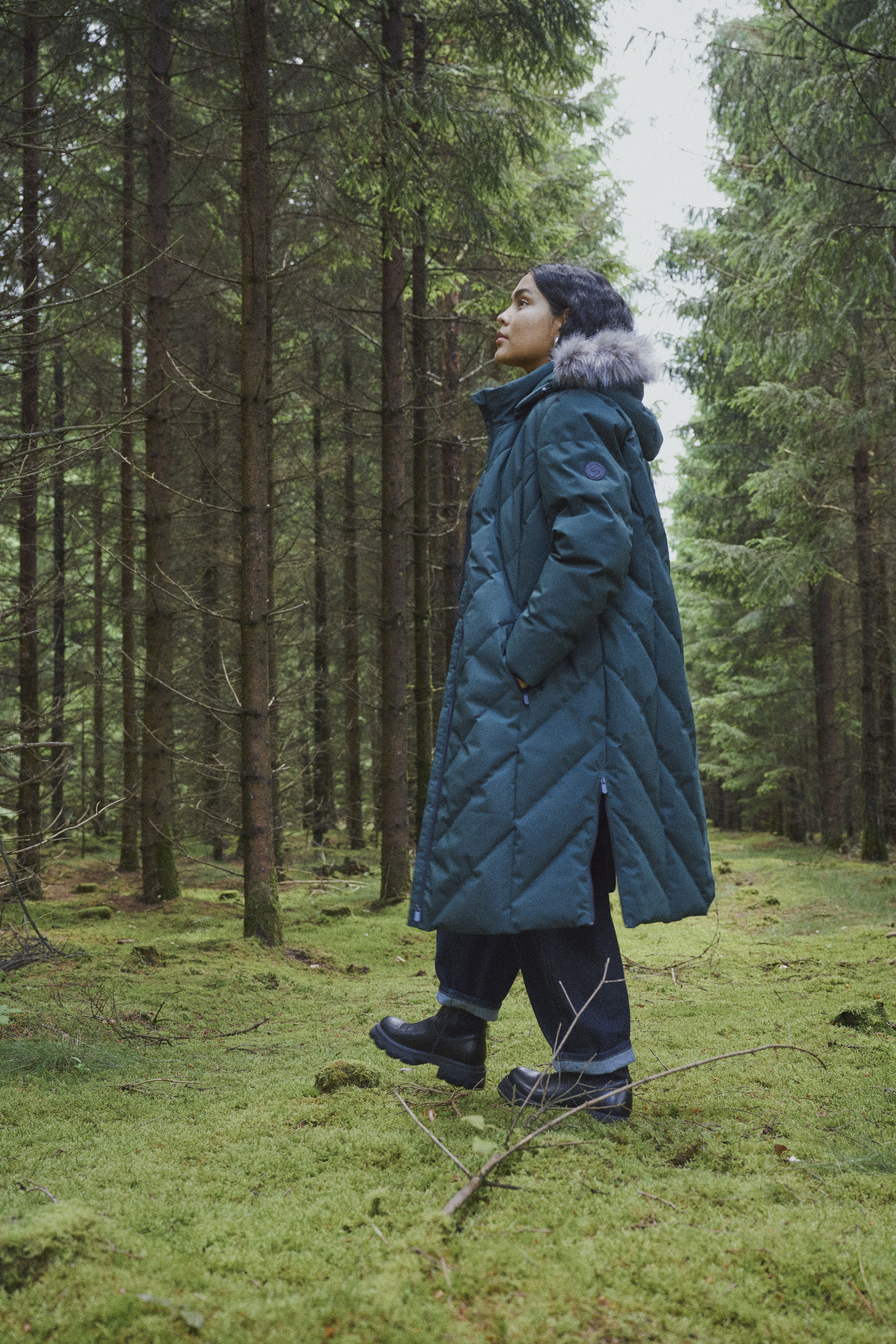 Natural Nordic winter style, , Model