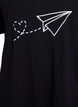 Organic cotton nightgown with v-neck, , Packshot image number 2