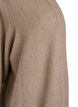 Ribbed Knit Cardigan with Pockets, Beige, Packshot image number 2