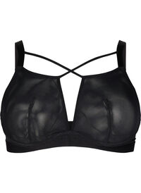 Mesh bra with string details
