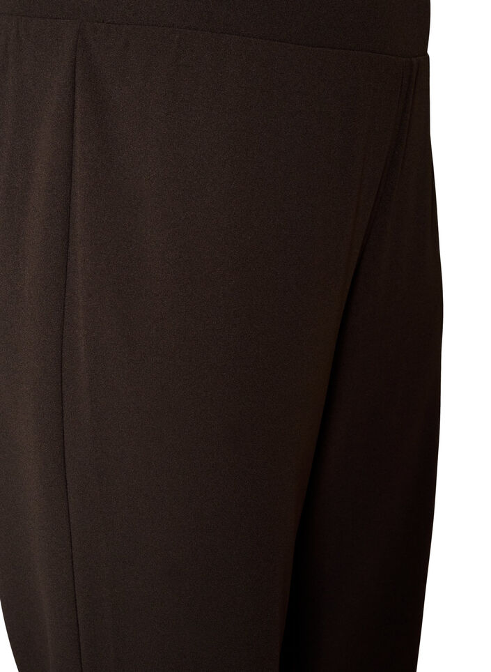 Straight fit trousers, Brown, Packshot image number 2