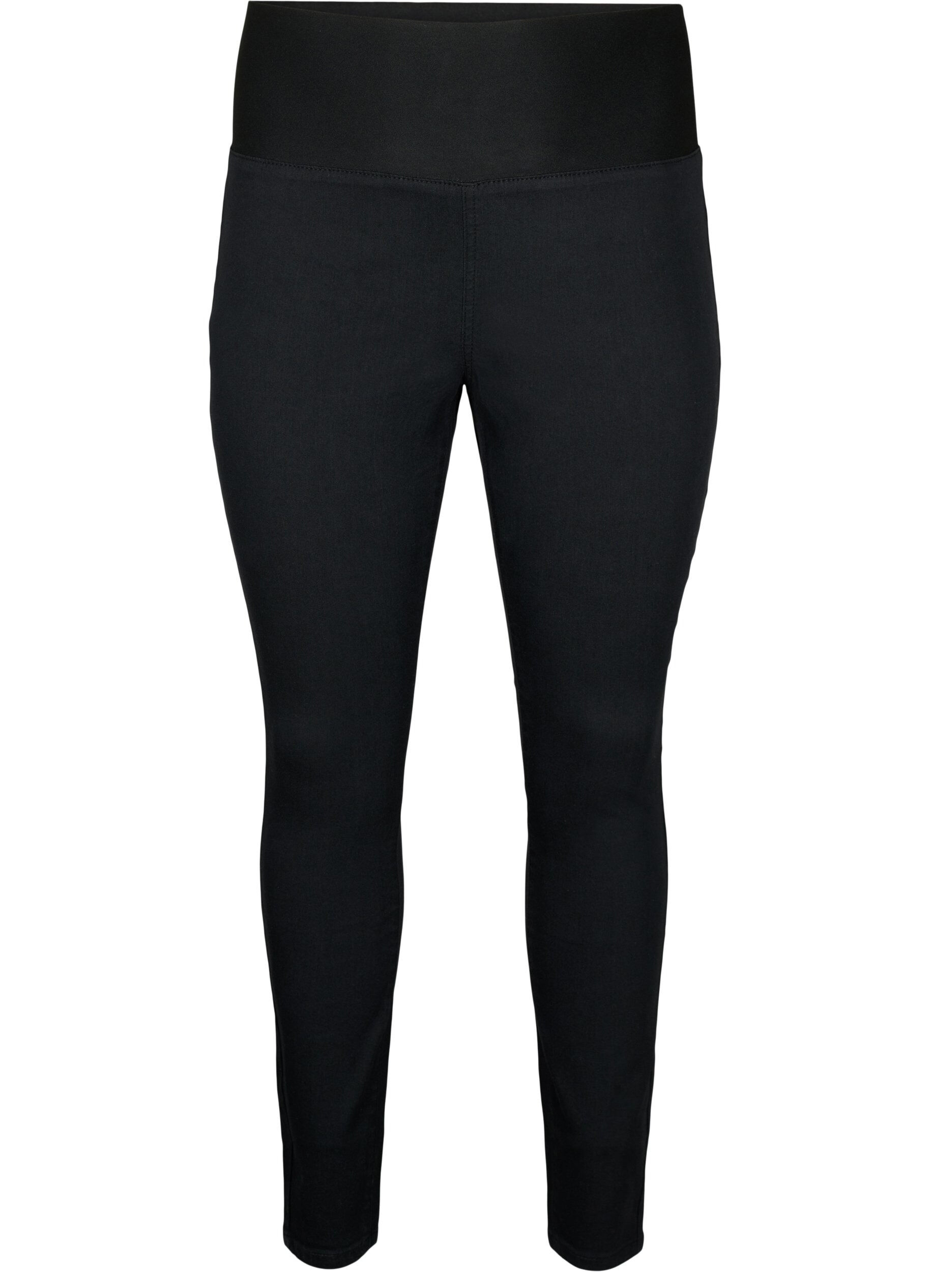 Zizzifashion FLASH - Jeggings with wide elastic waistband, Black, Packshot image number 0