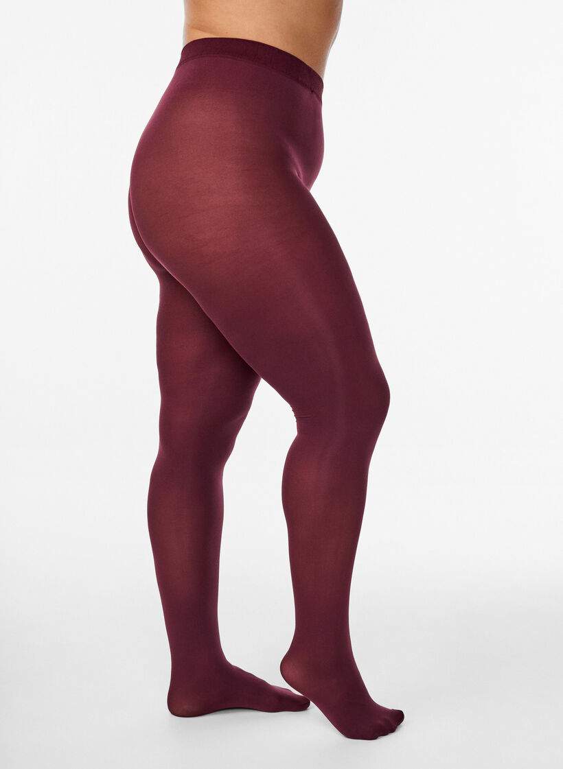 100 denier tights, Red, Model image number 2