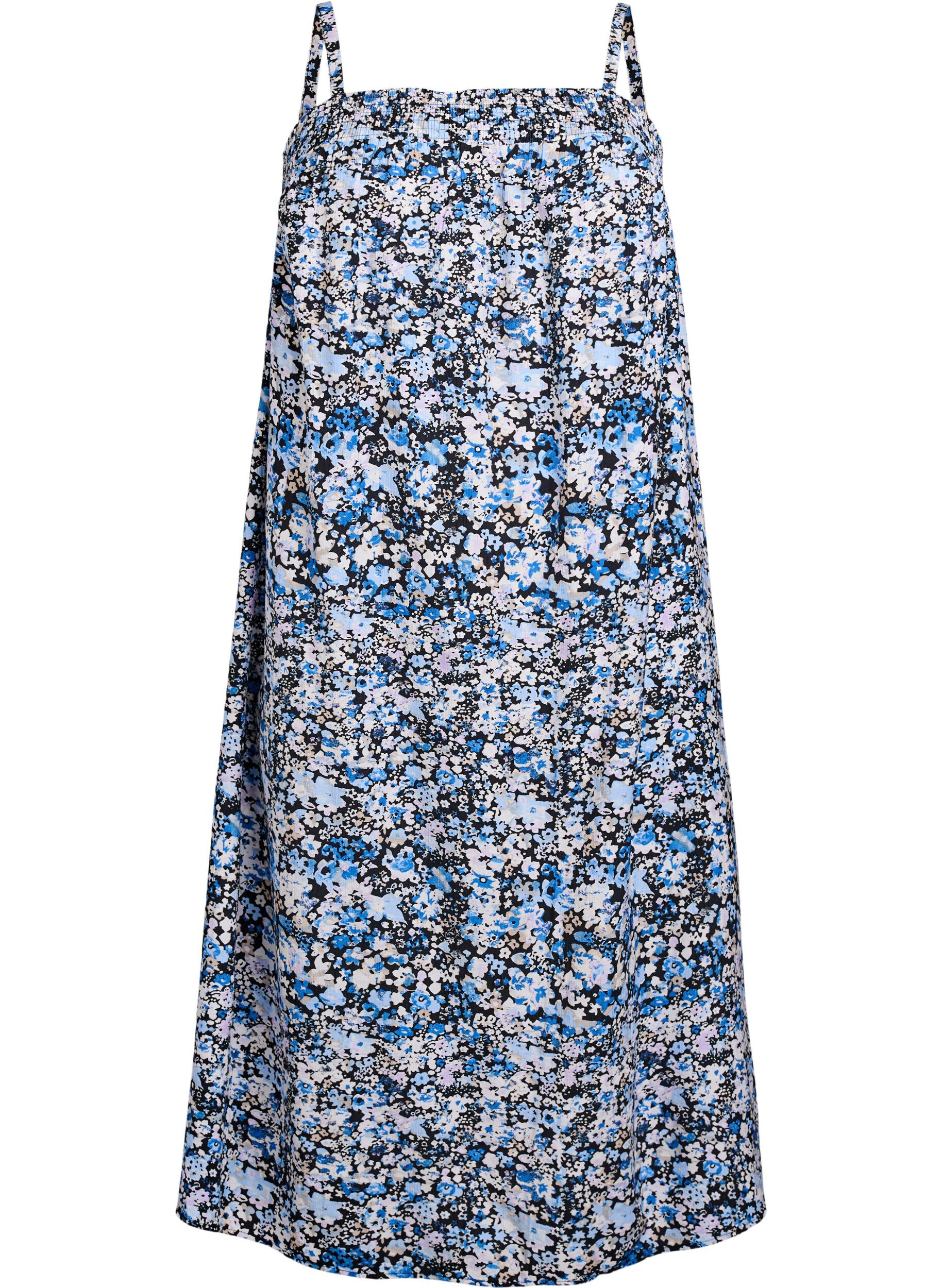 Midi slip dress in viscose