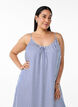 Summer dress with stripes and A-line shape, Blue, Model image number 2