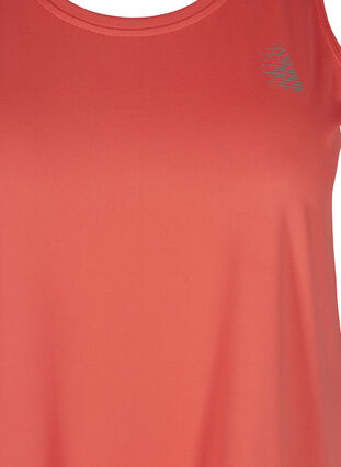 Plain-coloured sports top with round neck, Rose of Sharon, Packshot image number 2