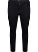 Cropped Amy jeans with a zip, Black, Packshot image number 0