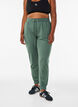 Loose workout trousers with pockets, Green, Model image number 2