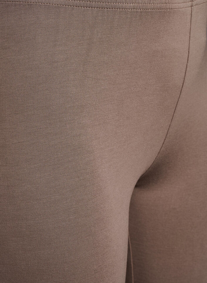 Basic leggings in viscose, Brown, Packshot image number 2