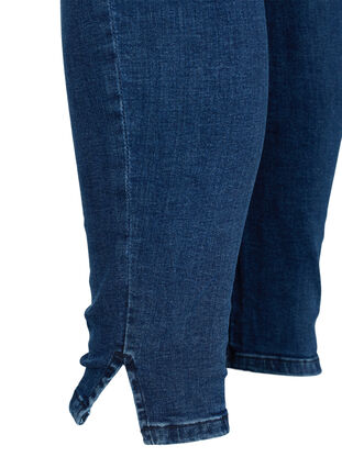 Promotional item - Cropped Amy jeans with slit, Blue denim, Packshot image number 3