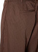 Pinstripe trousers with rhinestones and wide legs, Brown, Packshot image number 3