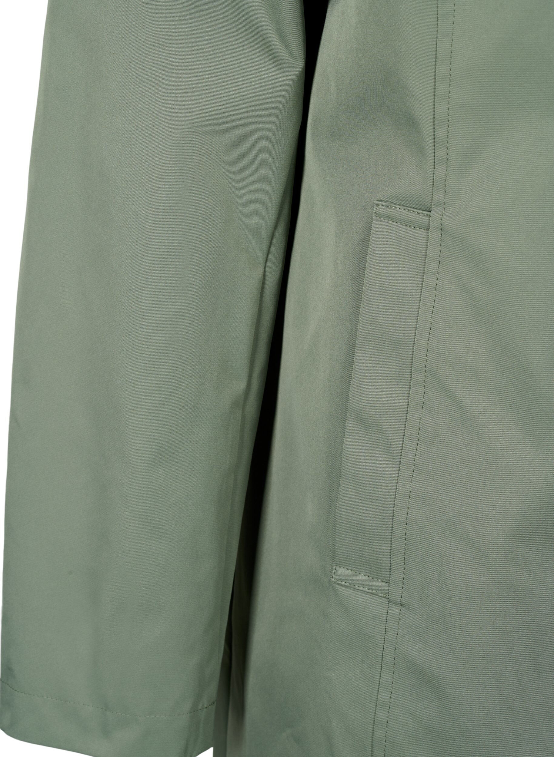 Zizzifashion Jacket with pockets and high collar, Green, Packshot image number 3