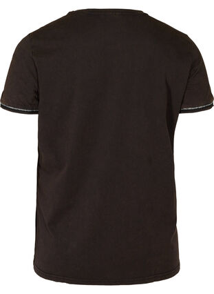 T-shirt, Black Acid Wash, Packshot image number 1