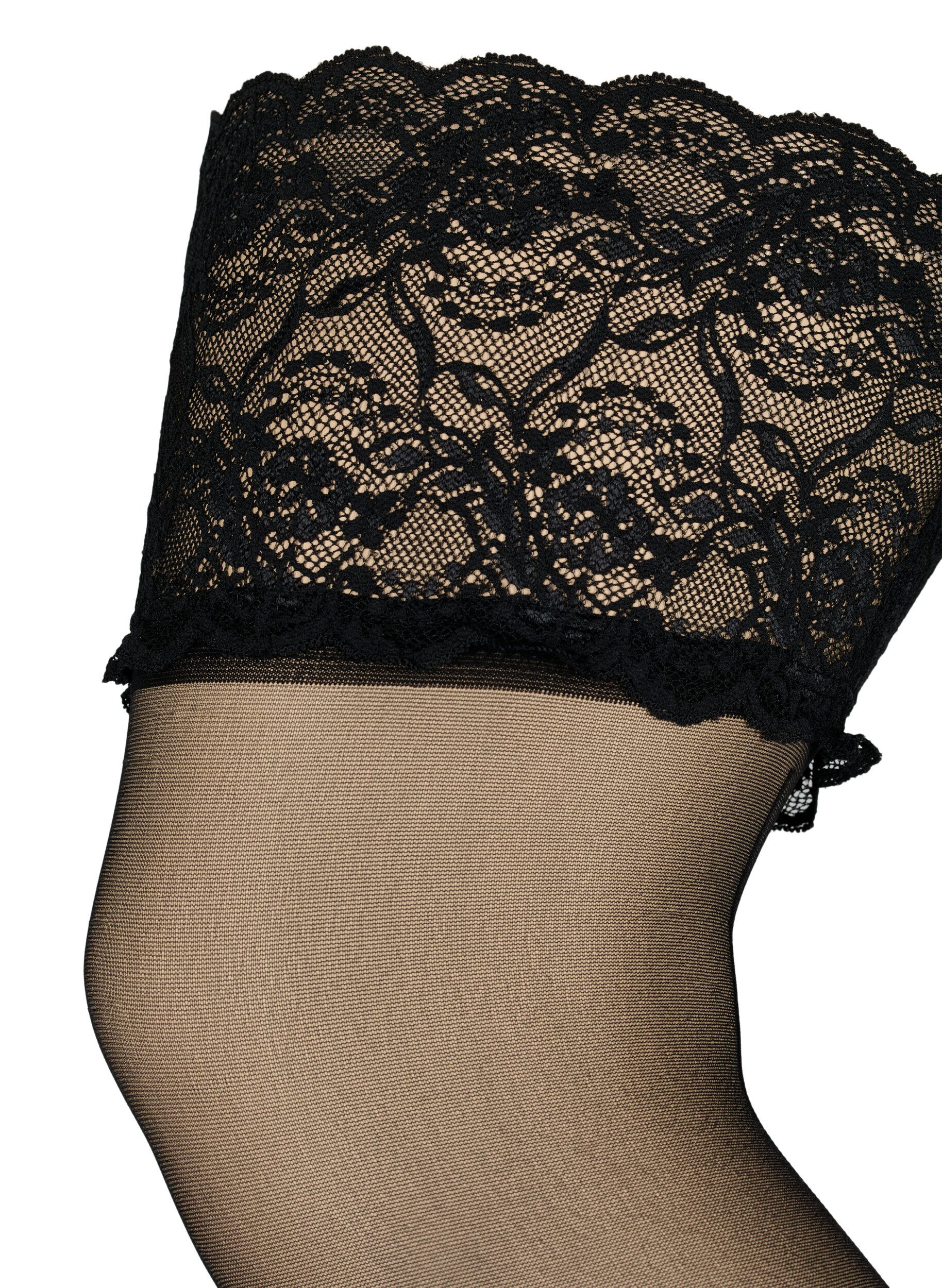 ZizzifashionHold-up stockings in 20 denier, Black, Packshot image number 2