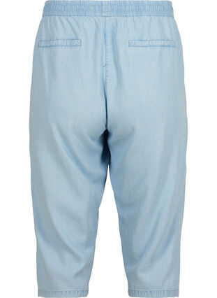 3/4 length trousers, Light blue denim, Packshot image number 1