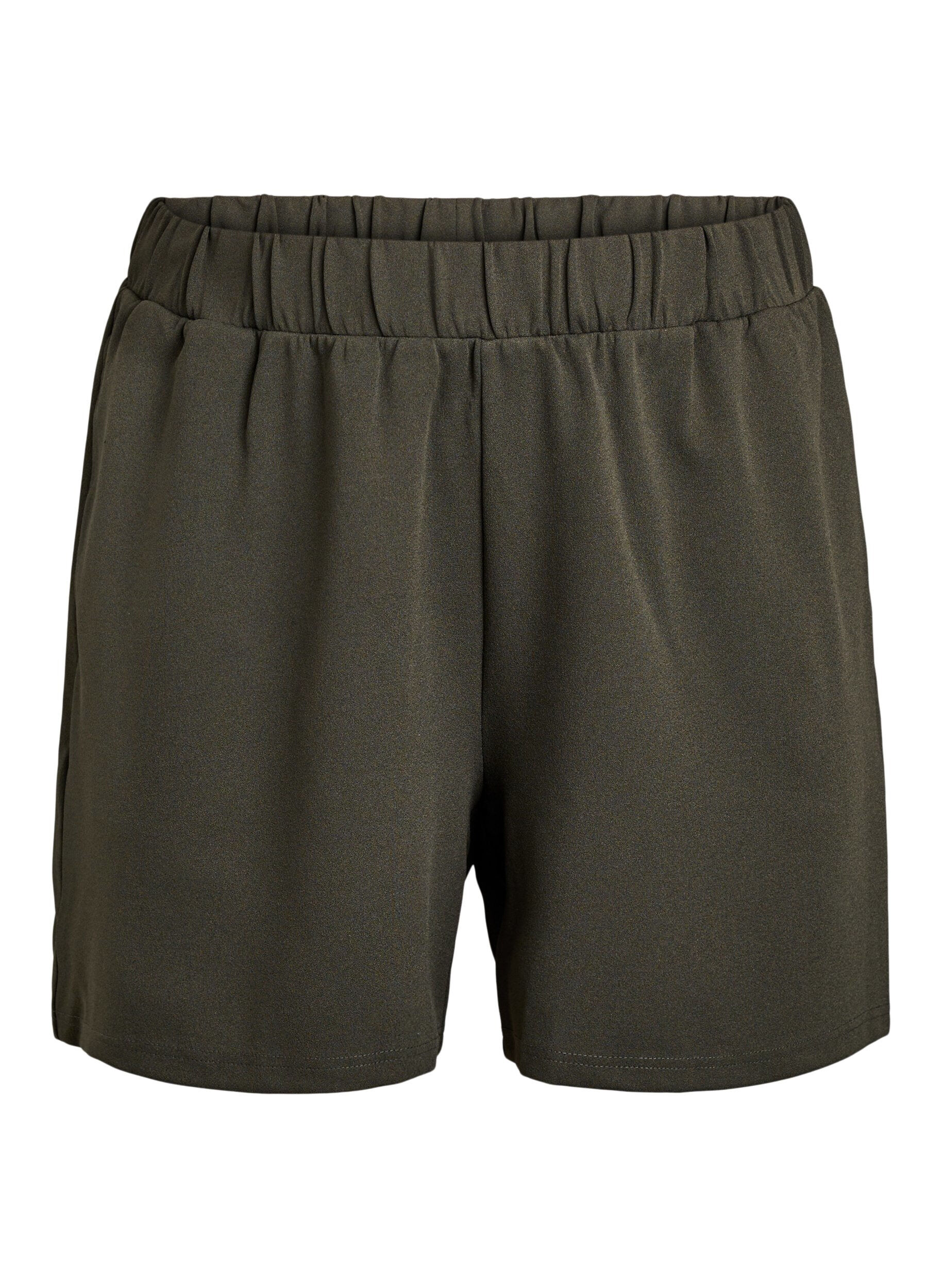 Zizzifashion FLASH - Loose shorts with pockets, Green, Packshot image number 0
